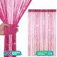 String Curtain Panel - Hot Pink